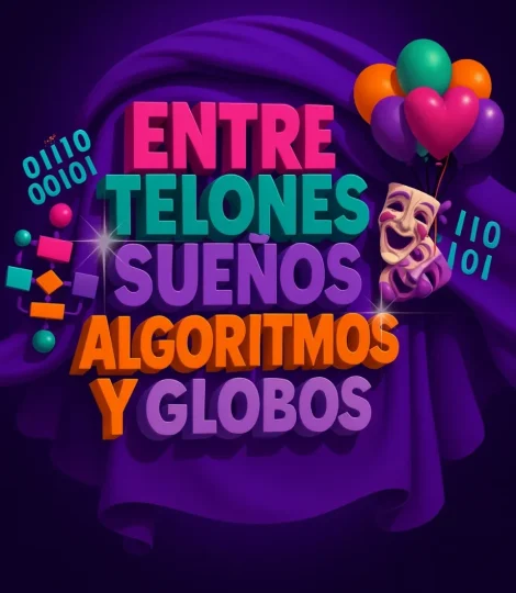 lt entre telones sueños algoritmos y globos logo