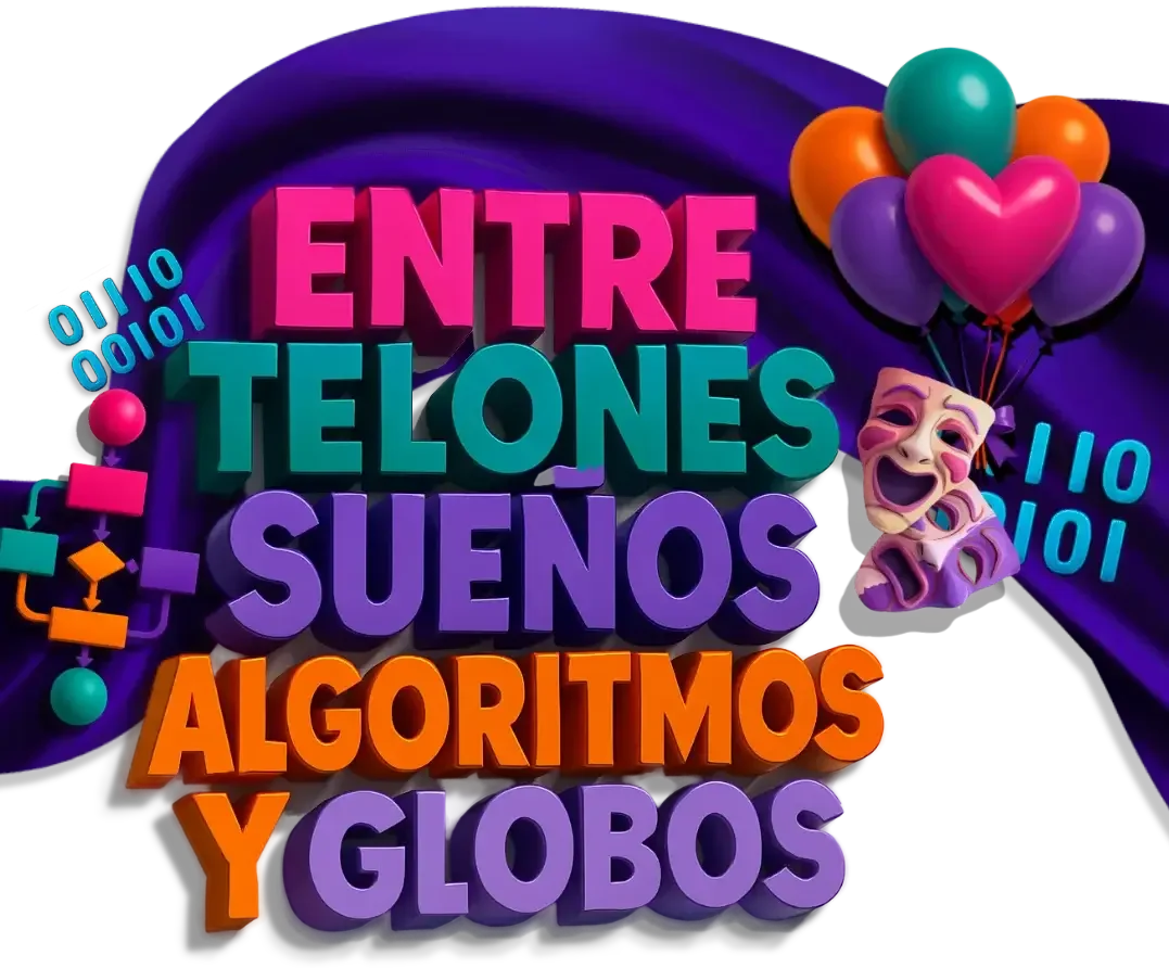 entre telones con objeos